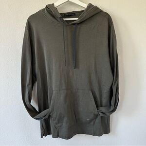 Robert Barakett Long Sleeve Pocket Hoodie Large